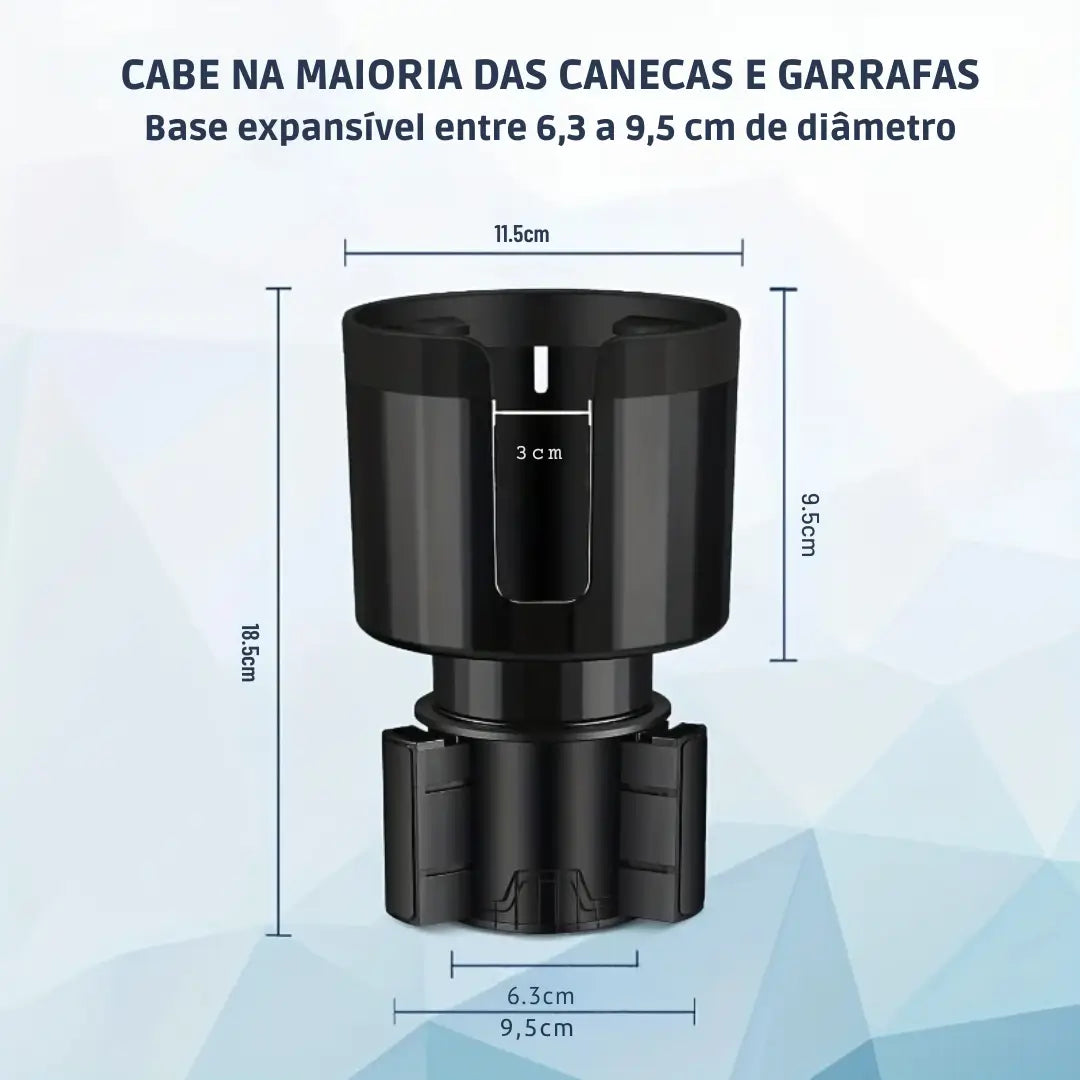 Porta-Copos FlexSecure – O Suporte Perfeito para Bebidas no Carro