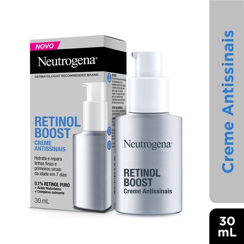 Neutrogena Retinol Boost Creme Antissinais, 30mL