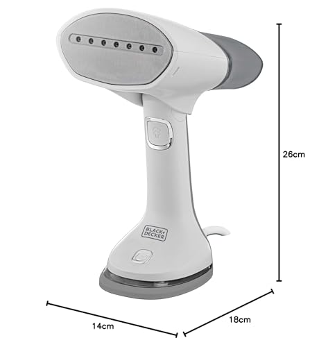 Vaporizador e Ferro Black Decker BDV3000, Compacto, Passa a Seco e Vapor, Ideal para Viagens