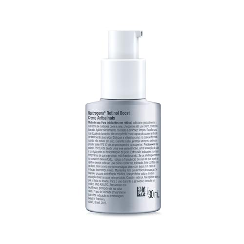 Neutrogena Retinol Boost Creme Antissinais, 30mL