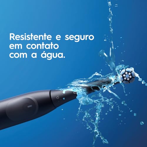Escova de Dente Elétrica Oral-B Series iO2 para dentes 100% mais Limpos vs. uma Escova de Dente Manual Regular
