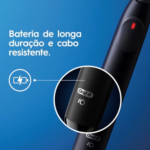 Escova de Dente Elétrica Oral-B Series iO2 para dentes 100% mais Limpos vs. uma Escova de Dente Manual Regular