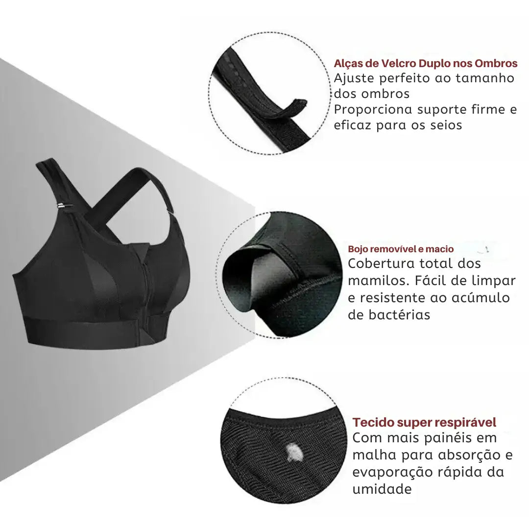 Sutiã TopFit Max – Sustentação Confortável e Modeladora