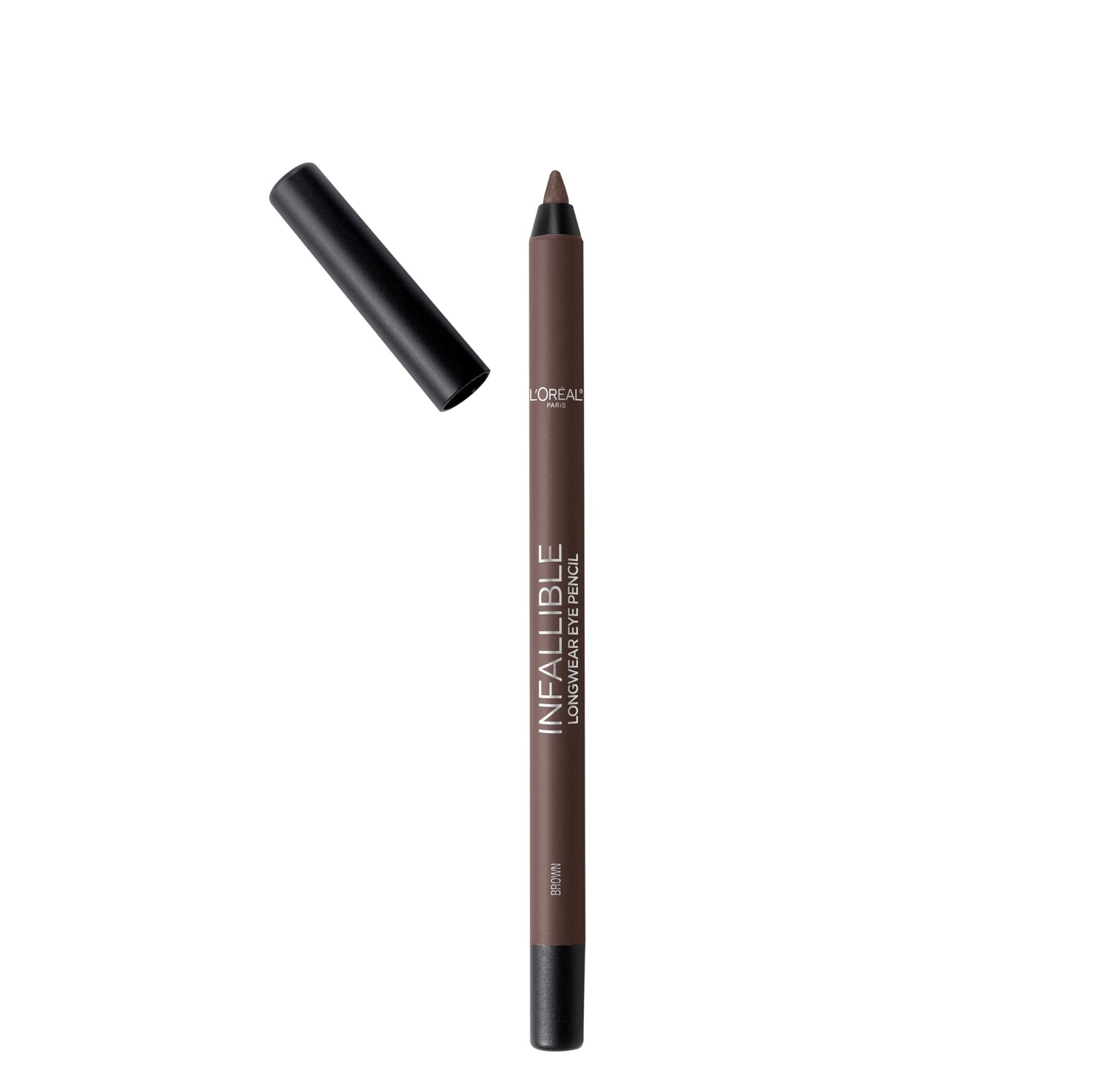 L’Oréal Paris Lápis Delineador Pro-Last Da Makeup Infallible, À Prova D'Água E Resistente A Manchas, Desliza Facilmente Para Criar Qualquer Visual, Marrom, 0,042 Oz.