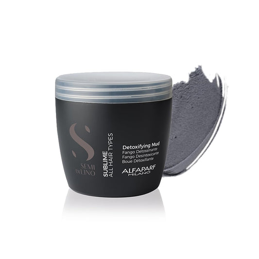 Alfaparf Milano Semi di Lino Sublime Detoxifying Mud - Lama desintoxicante -Para todos os tipos de cabelos 500ml