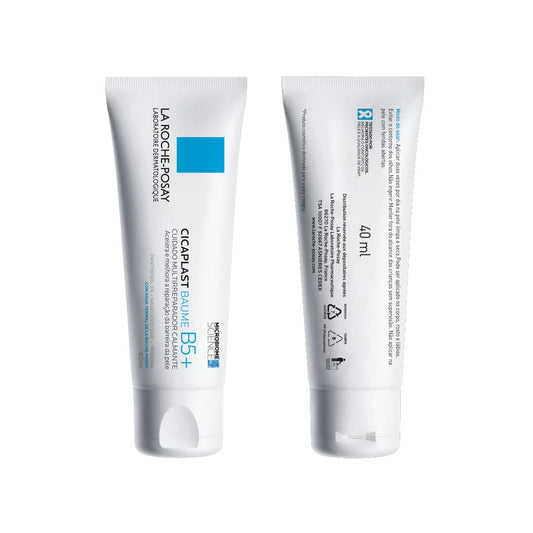 La Roche-Posay Cicaplast Baume B5, Creme Calmante Multirreparador para Pele Sensível, Seca ou Irritada, com Pantenol B5, Madecassoside, sem Perfume, Restaurador da Barreira Cutânea, 40ml