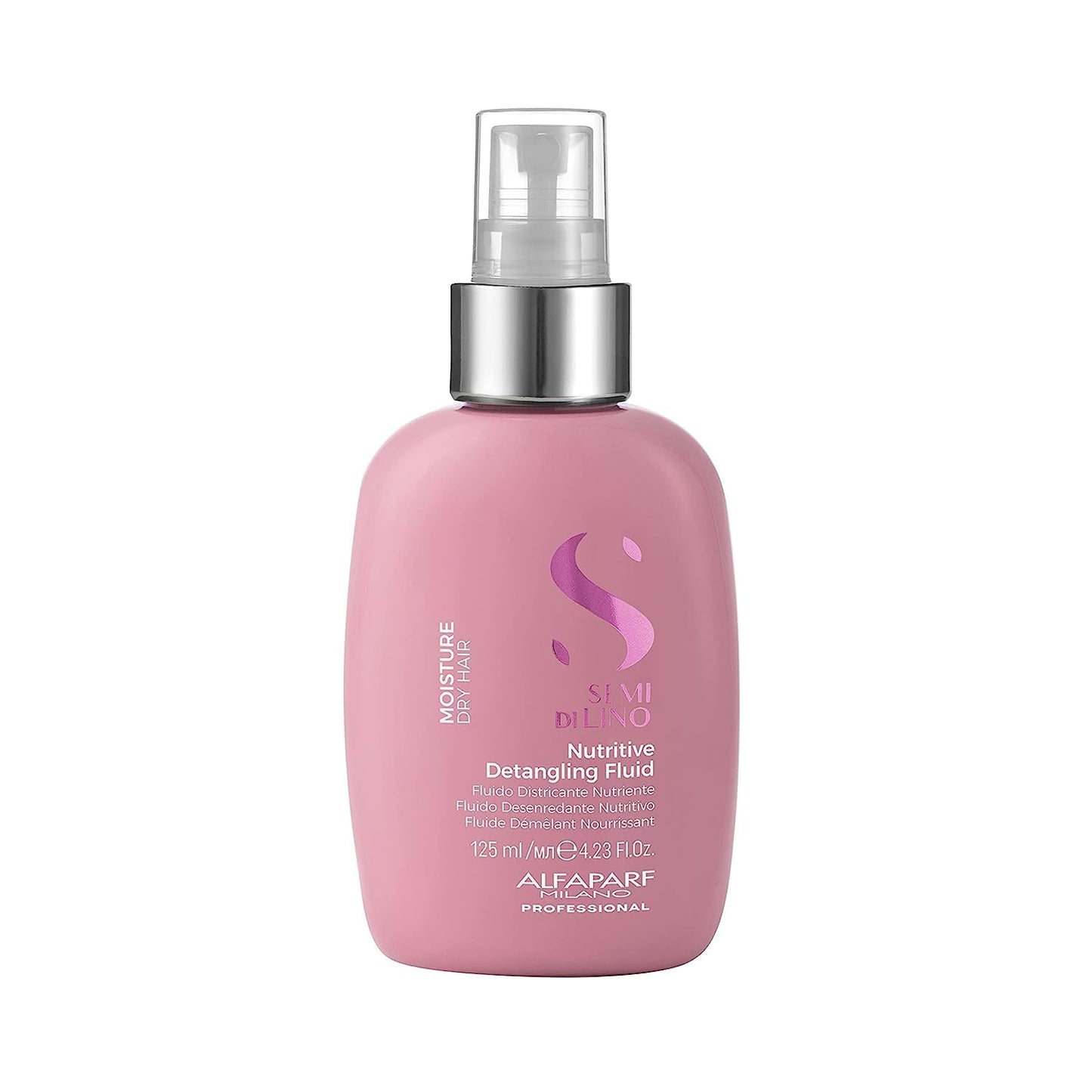 Alfaparf Milano Semi di Lino Moisture, Leave-in Profissional Desembaraçante Nutritivo para Cabelos Secos, Hidrata, Nutre e Amacia, Com Proteção Térmica 125ml