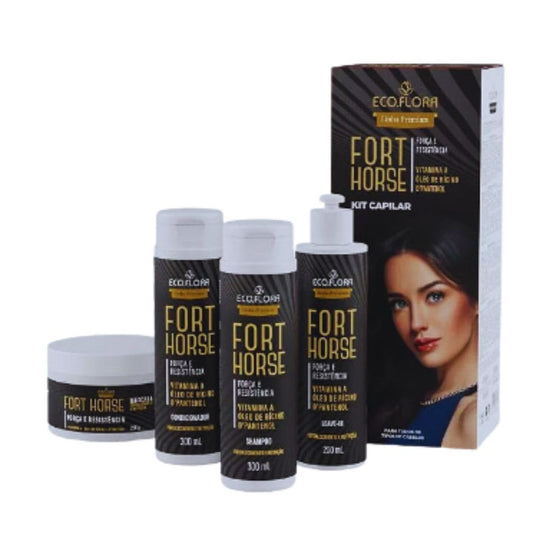 ECO FLORA KIT FORT HORSE PREMIUM 4 PRODUTOS