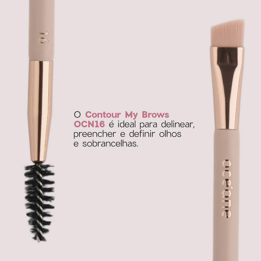 Oceane -Mini Eye Brush Kit – Kit De Pinceis Olhos./Unica