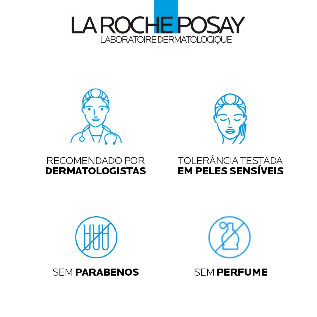 La Roche-Posay Cicaplast Baume B5, Creme Calmante Multirreparador para Pele Sensível, Seca ou Irritada, com Pantenol B5, Madecassoside, sem Perfume, Restaurador da Barreira Cutânea, 40ml
