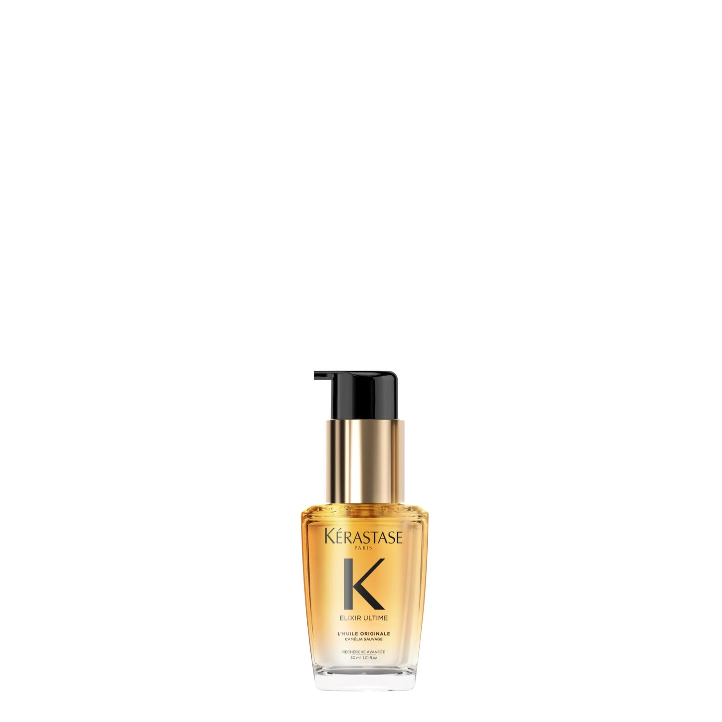Kérastase Elixir Ultime L'Huile Originale, Óleo Capilar Nutrição Profunda, Brilho, Proteção Térmica Antifrizz e Maciez para Todos os Tipos de Cabelo, 30ml