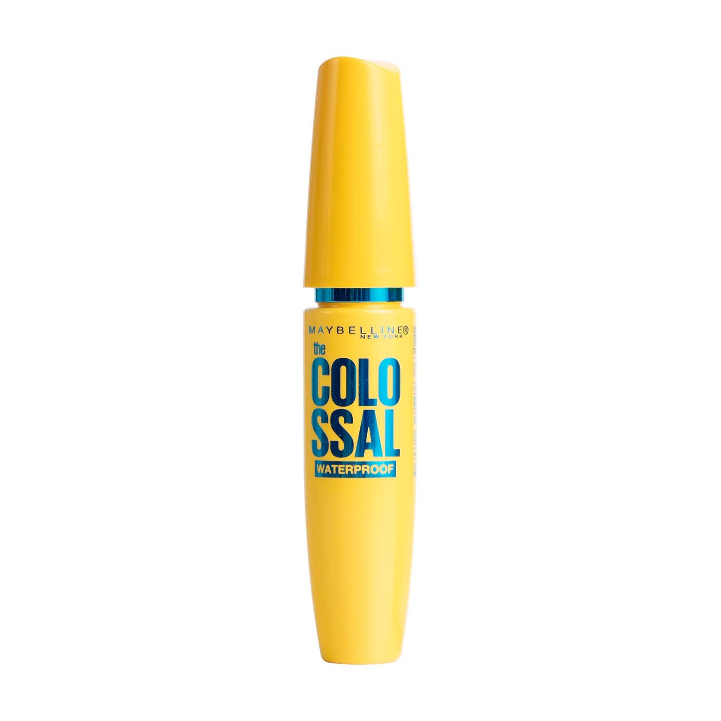 Maybelline NY The Colossal Volum' Express, Máscara de Cílios À Prova d'Água, 9x mais Volume por até 24h, Fórmula de Colágeno e Definição Intensa, Não Empelota, Cor Preto, 8ml