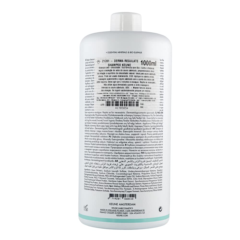 KEUNE CARE DERMA REGULATE SHAMPOO 1000ml