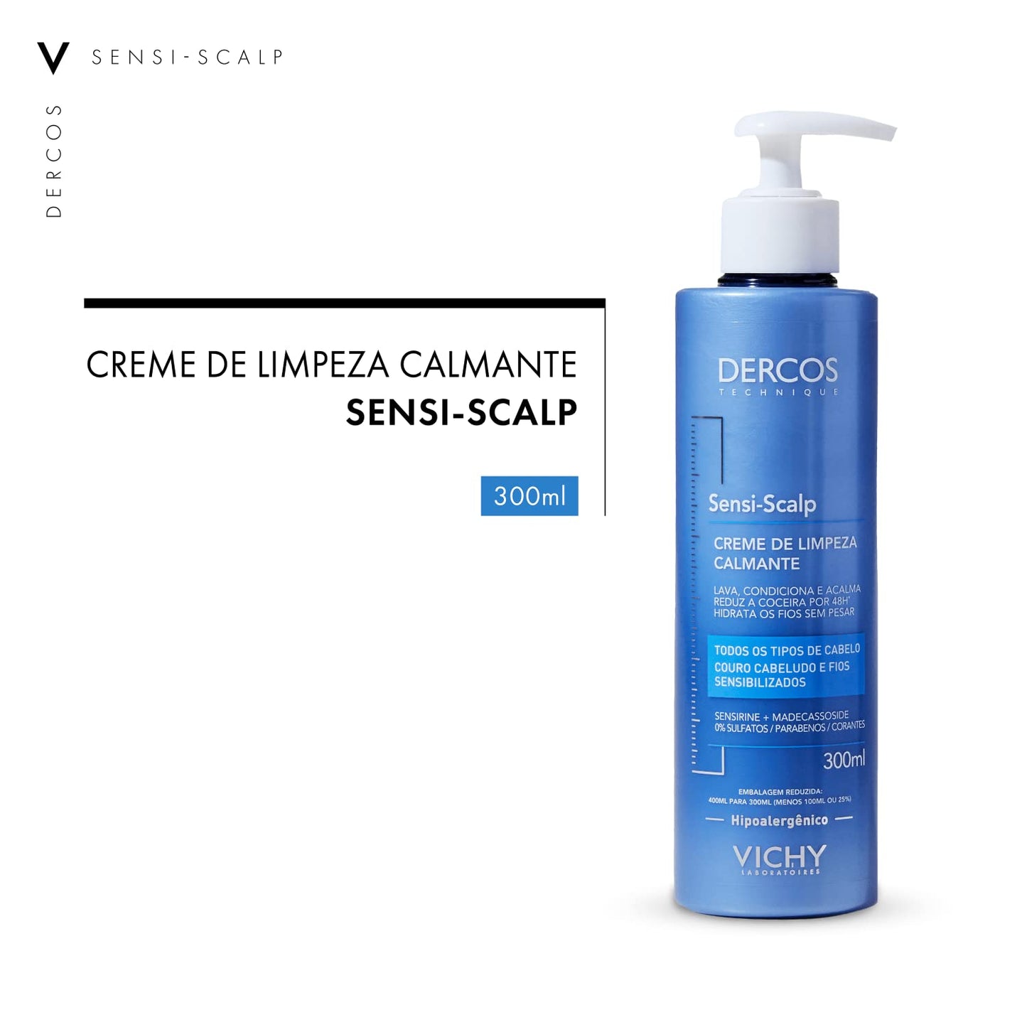 Vichy, Dercos Shampoo Sensi Biotic, 300ML