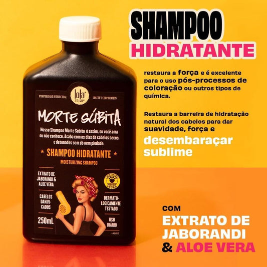 Lola Cosmetics - Kit Morte Súbita (Shampoo 250ml + Cond 250g + Másc 450g + Rep Total 250ml)