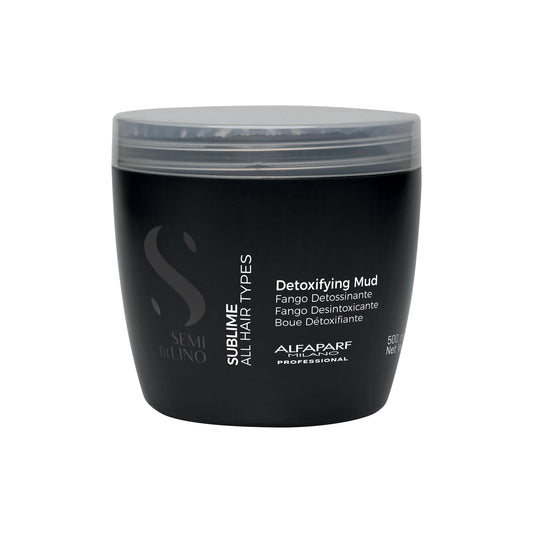 Alfaparf Milano Semi di Lino Sublime Detoxifying Mud - Lama desintoxicante -Para todos os tipos de cabelos 500ml