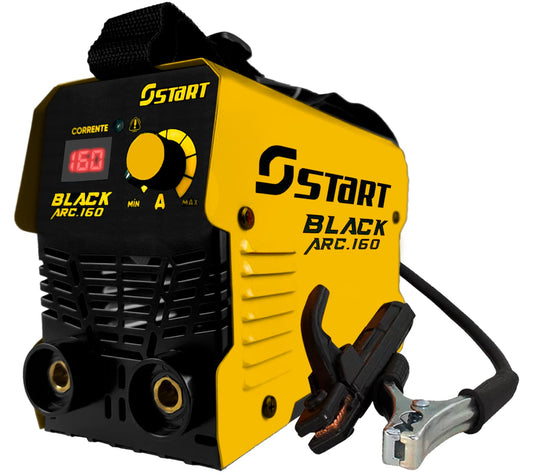 Máquina De Solda Inversora Tig Black Arc Start 160a Serralheiro Mma Eletrodo 220v