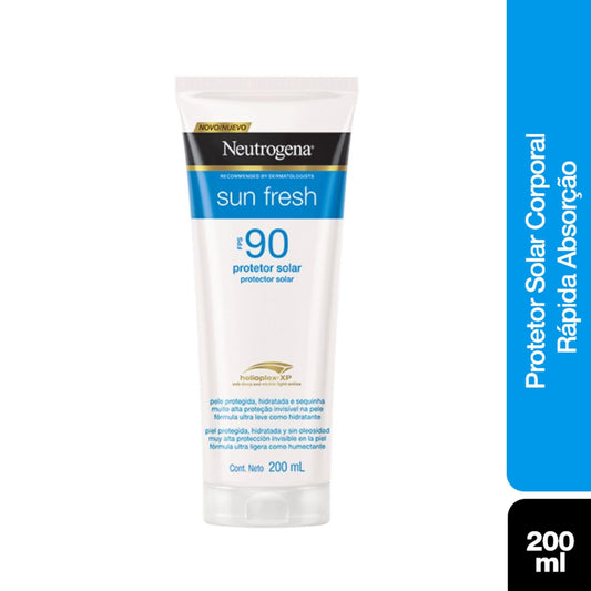 Neutrogena Sun Fresh Protetor Solar Corporal FPS 90, 200ml