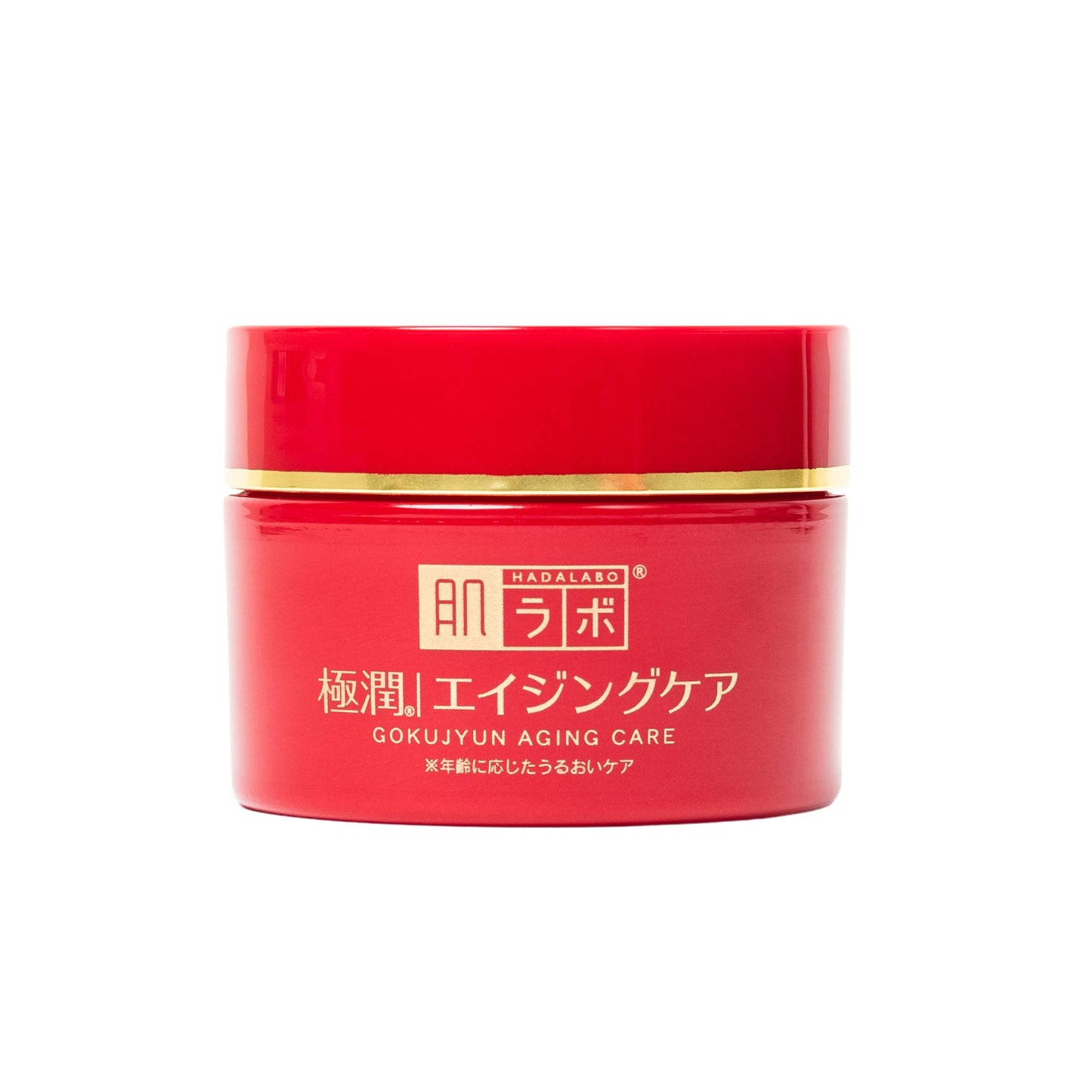 Hada Labo® Gokujyun Aging Cream creme facial para peles maduras com ação anti-idade e combinação de Ácido Hialurônico, Niacinamida e Manteiga de Karitè 50g