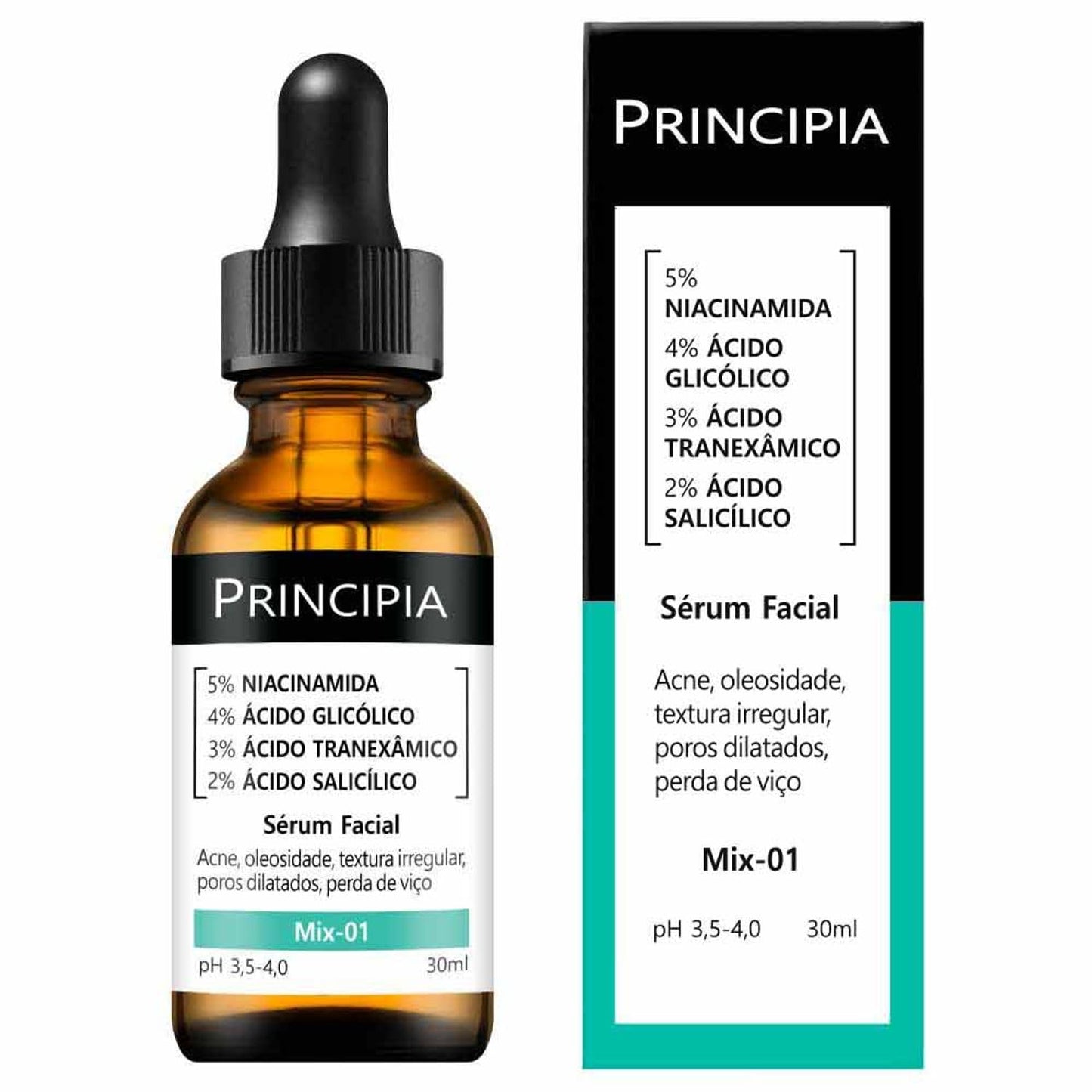 PRINCIPIA, Kit Trio Antiacne NC-10 + Mix-01 + AM-10