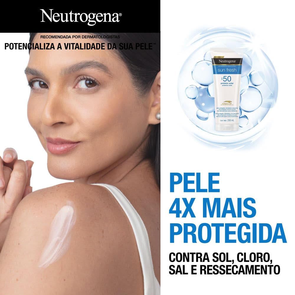 Neutrogena Sun Fresh Protetor Solar Corporal FPS 90, 200ml