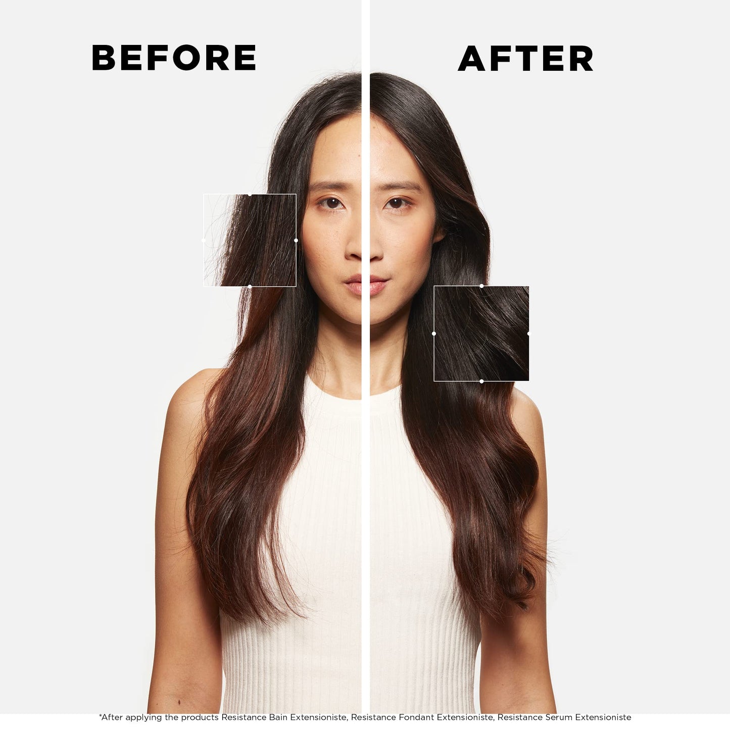 Kérastase Condicionador Resistance Fondant Extentioniste, Cabelos danificados ou quebradiços, Reconstrução, Creatine R®, Ácido Maleico, 200 ml