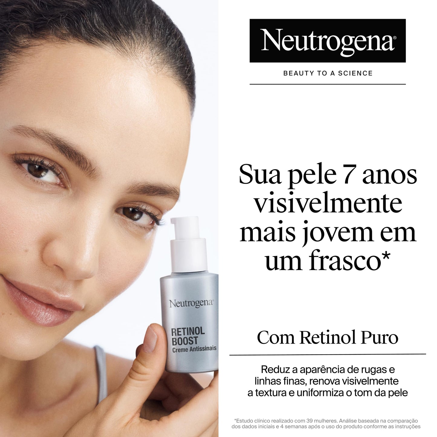 Neutrogena Retinol Boost Creme Antissinais, 30mL