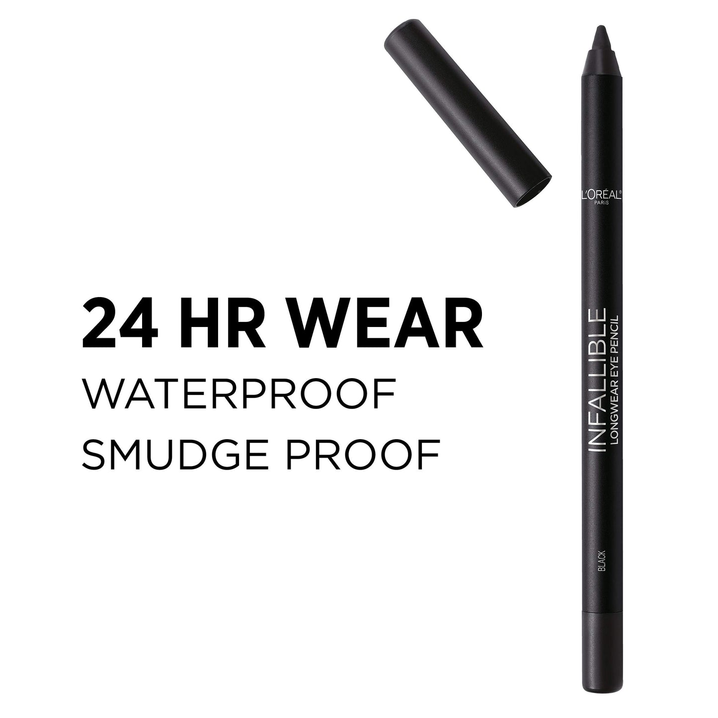 L’Oréal Paris Lápis Delineador Pro-Last Da Makeup Infallible, À Prova D'Água E Resistente A Manchas, Desliza Facilmente Para Criar Qualquer Visual, Marrom, 0,042 Oz.