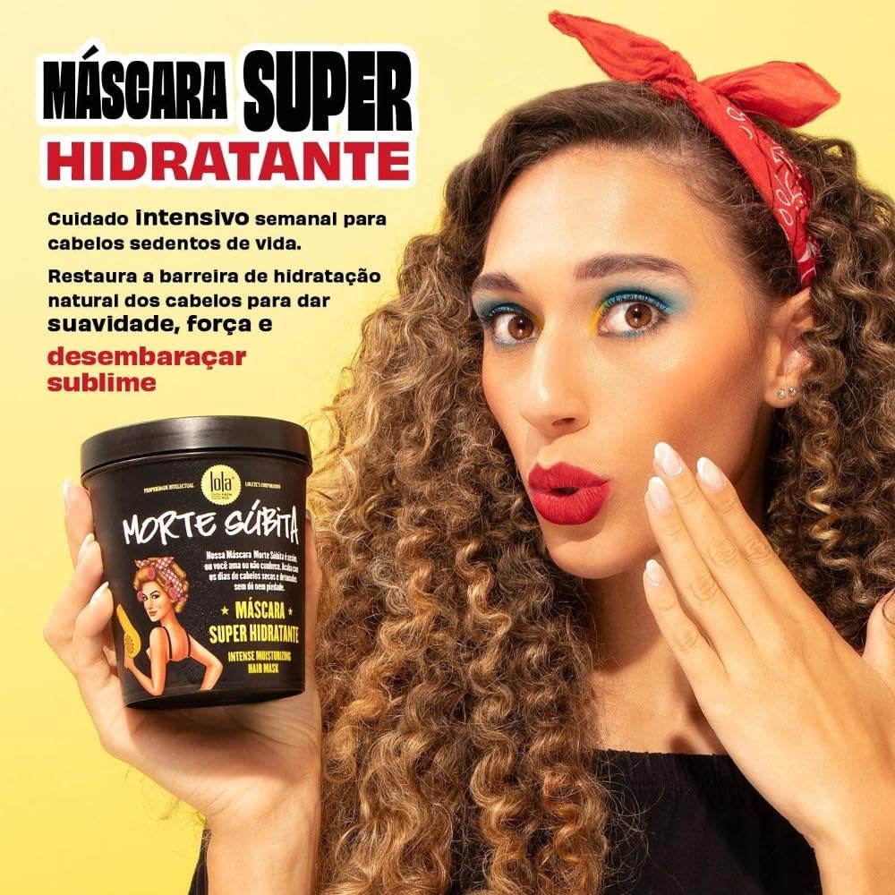 Lola Cosmetics - Kit Morte Súbita (Shampoo 250ml + Cond 250g + Másc 450g + Rep Total 250ml)