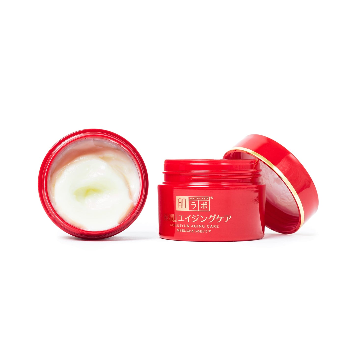 Hada Labo® Gokujyun Aging Cream creme facial para peles maduras com ação anti-idade e combinação de Ácido Hialurônico, Niacinamida e Manteiga de Karitè 50g