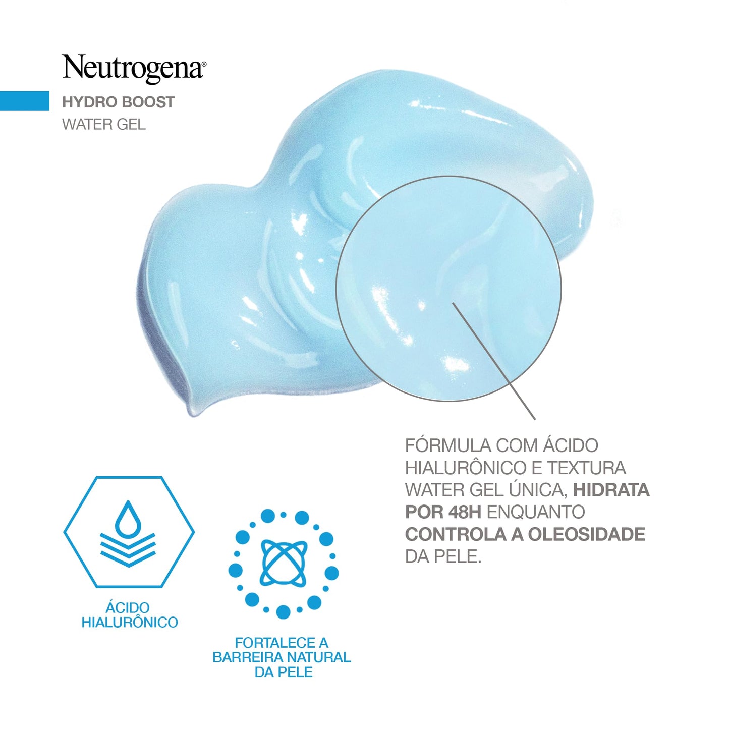 Neutrogena Hidratante Facial Hydro Boost Water Gel 50g + Refil Hydro Boost Water Gel 50g