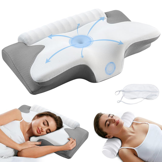 Kit 4 × Travesseiros Triangulares Ortopédicos Pós‑Cirúrgicos – Espuma Alta Densidade, Suporte Lombar & Anti‑Refluxo, Almofadas Ajustáveis com Fronhas