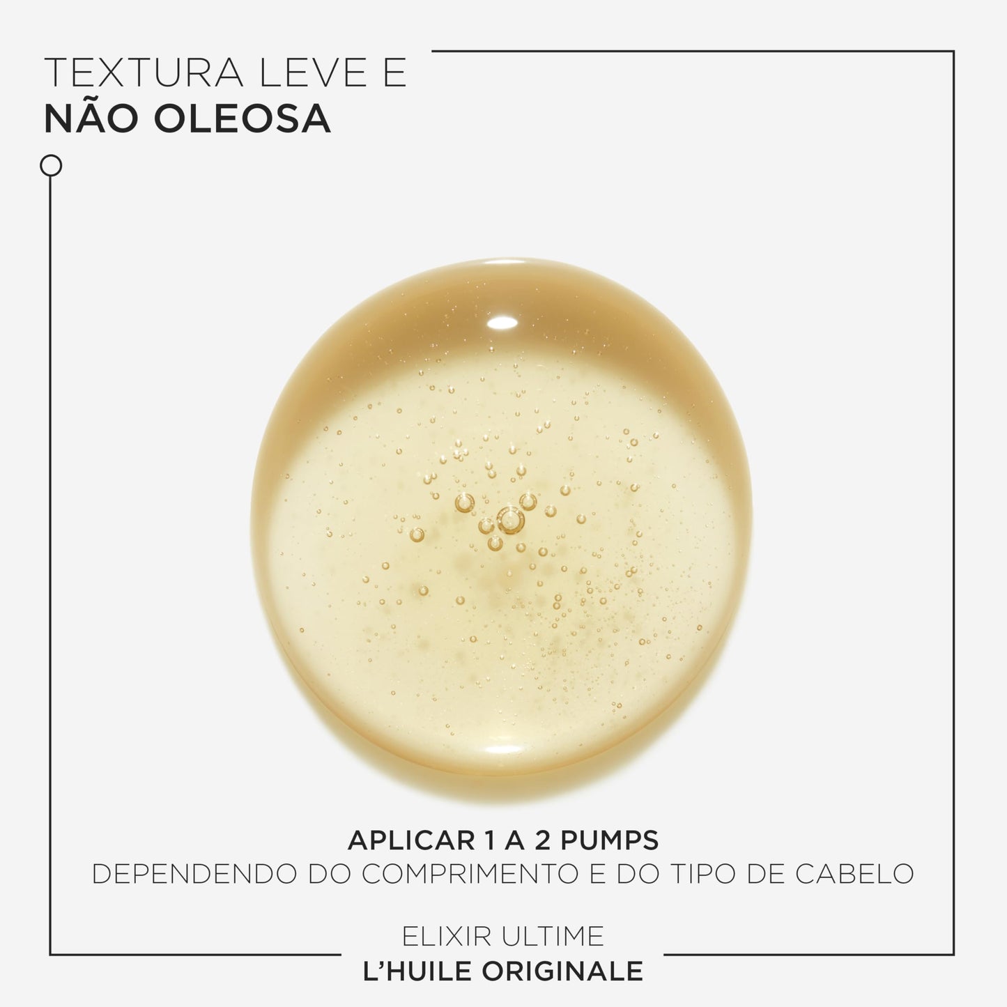 Kérastase Elixir Ultime L'Huile Originale, Óleo Capilar Nutrição Profunda, Brilho, Proteção Térmica Antifrizz e Maciez para Todos os Tipos de Cabelo, 30ml