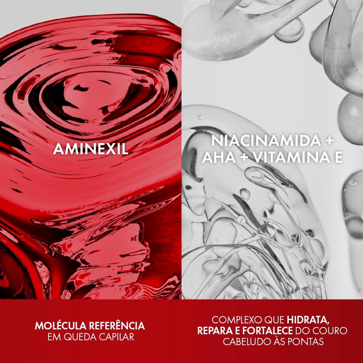 Vichy Dercos Energy+, Refil Shampoo Estimulante, Tratamento Antiqueda para Cabelos Fracos e Quebradiços, Fortalece os Fios com Aminexil, AHA, Niacinamida e Vitamina E, 200g