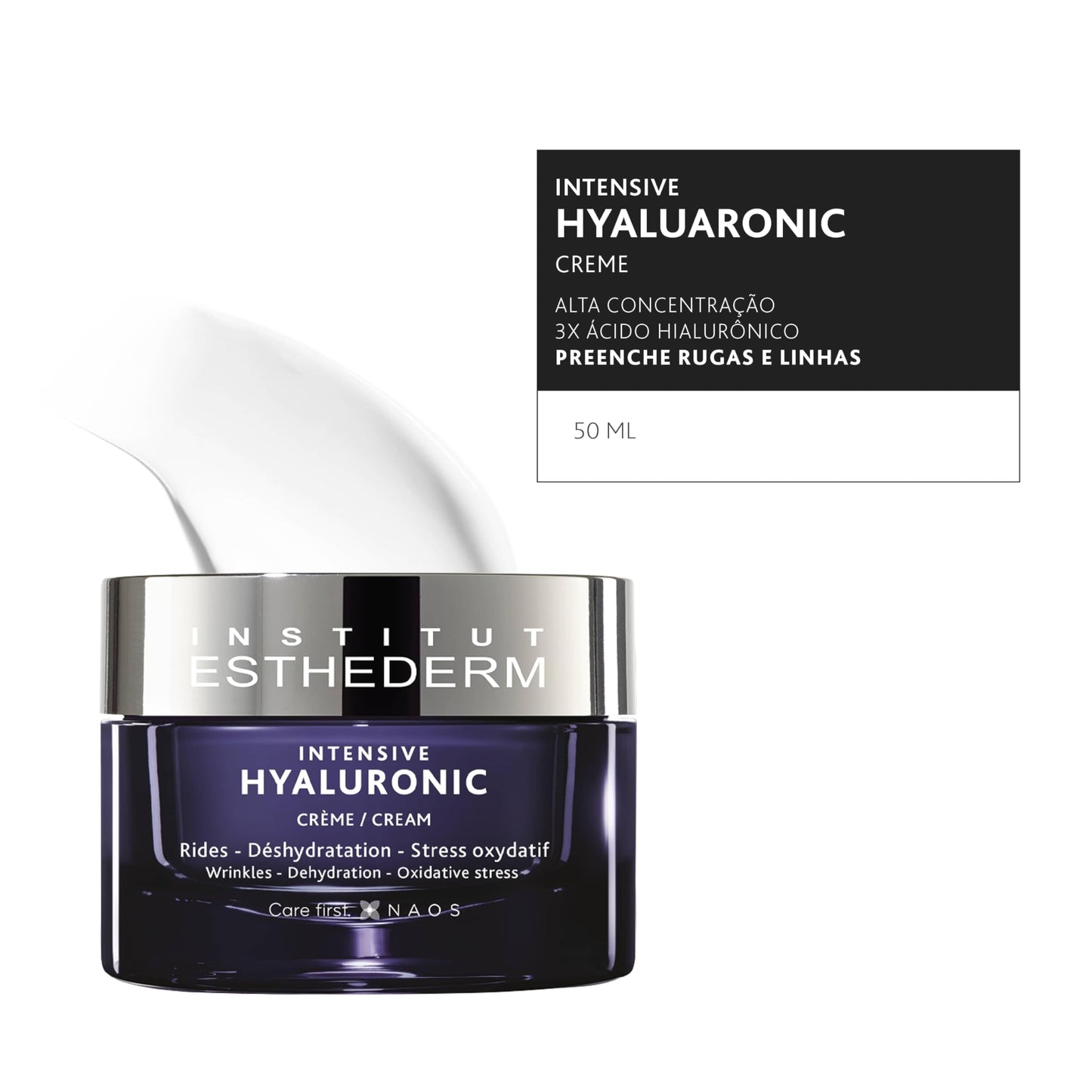 ESTHEDERM Creme Facial Antissinais Intensive Hyaluronic 50ml
