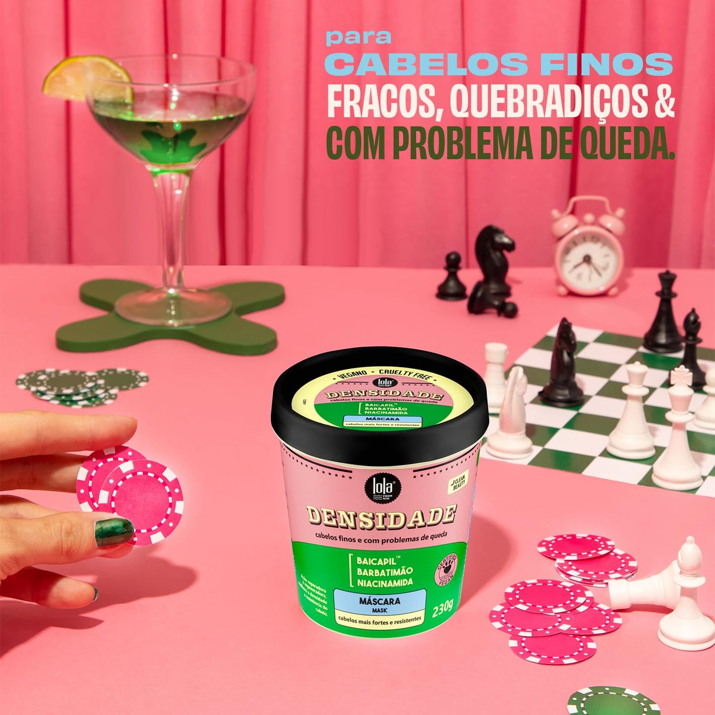 Densidade Máscara Capilar 230g , Lola Cosmetics