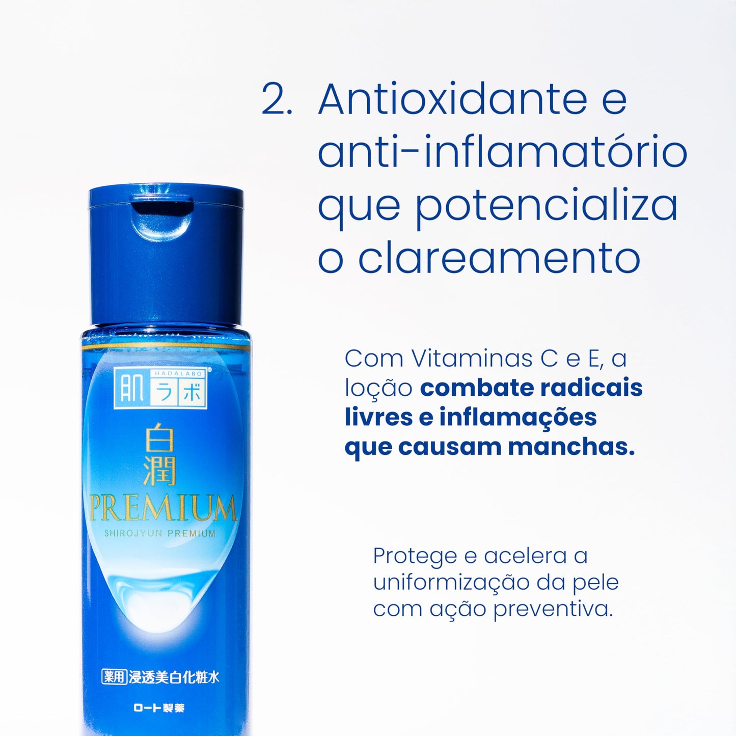 Hada Labo® Shirojyun Premium Lotion - Loção facial Clareadora Com Ácido Tranexâmico 170ml