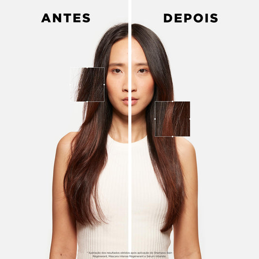 Kérastase Chronologiste Masque Intense Régénérant, Para Todos os Tipos de Cabelo, Regeneração e Hidratação Profunda, com Ácido Hialurônico e Vitamina E, 200ml