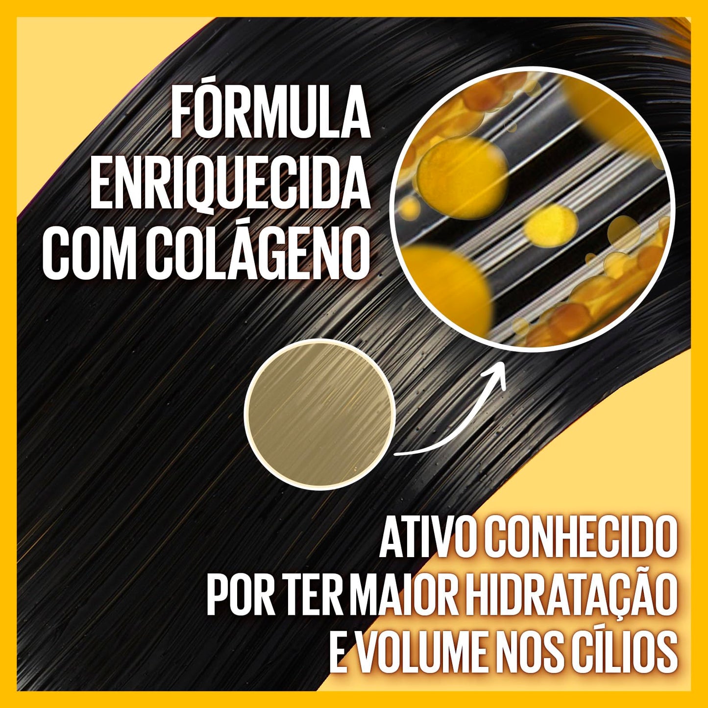 Maybelline NY The Colossal Volum' Express, Máscara de Cílios À Prova d'Água, 9x mais Volume por até 24h, Fórmula de Colágeno e Definição Intensa, Não Empelota, Cor Preto, 8ml