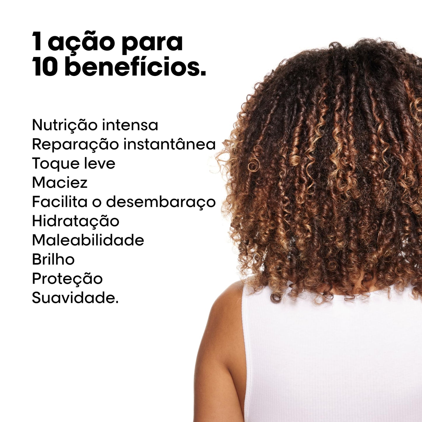 L'Oréal Professionnel Óleo 10 em 1 Absolut Repair, Multi-benefícios para cabelos secos e danificados, Repara e Promove Brilho, Com Gold Quinoa e Proteínas, 90ml