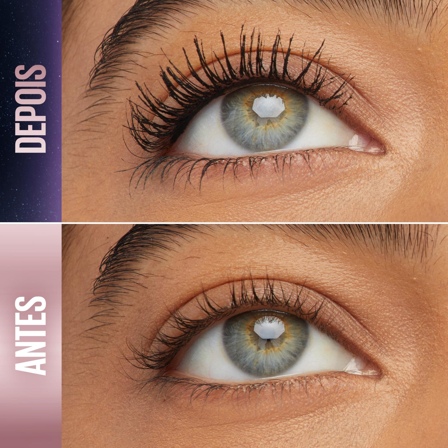 Lash Sensational Sky High Maybelline NY, Máscara de Cílios À Prova d'Água, Alongamento e Volume de Longa Duração com Extrato de Bambu, Cor Preto, 7,2ml