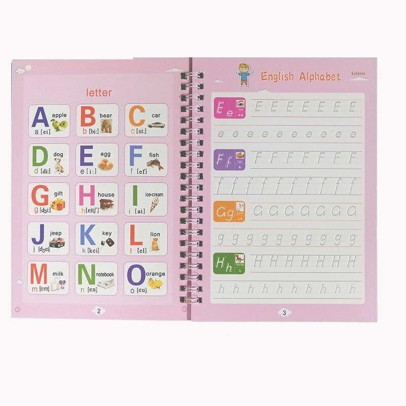 Caderno de Caligrafia Reutilizável
